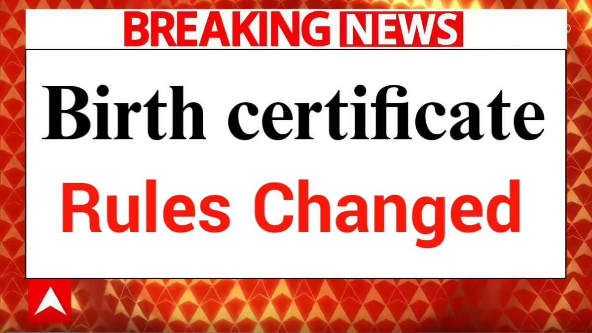 2026 Birth Certificate Rule